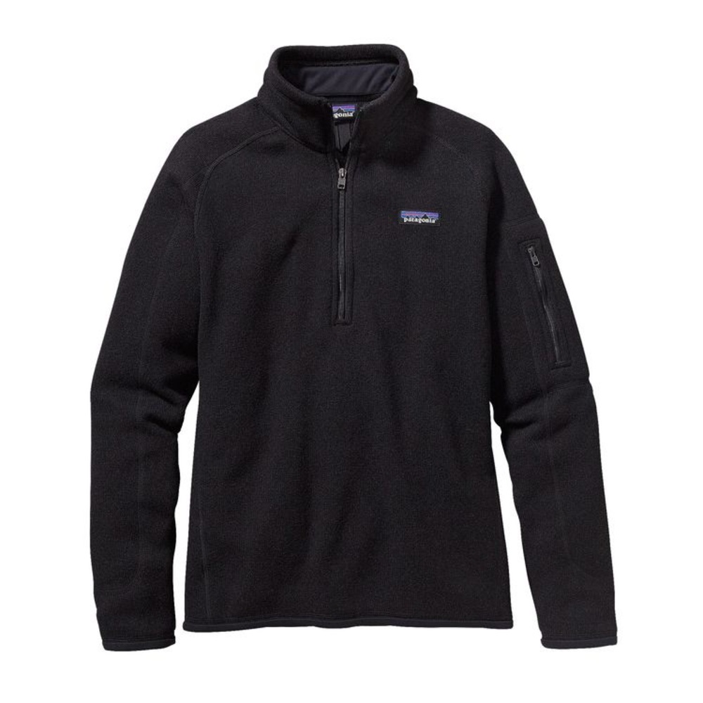 Black Patagonia Better Sweater Quarter Zip